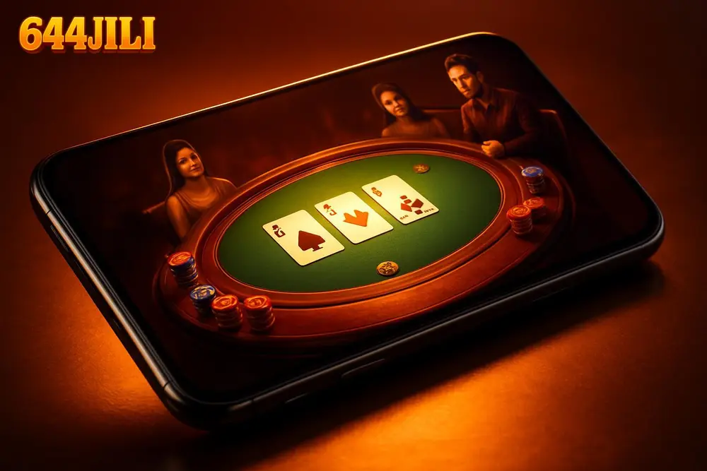 Teen Patti card ranking and mobile table example